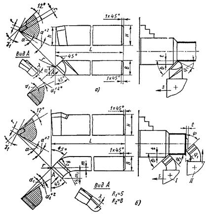 Элементы лезвия токарного резца, цилиндрической фрезы - student2.ru