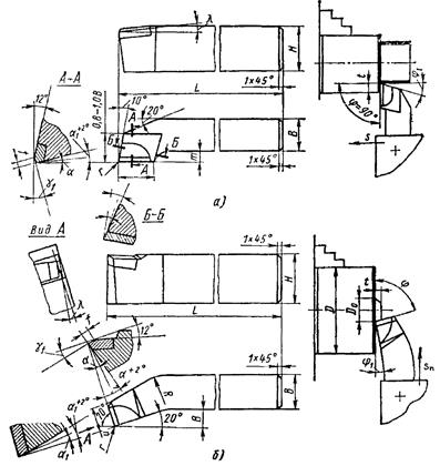 Элементы лезвия токарного резца, цилиндрической фрезы - student2.ru