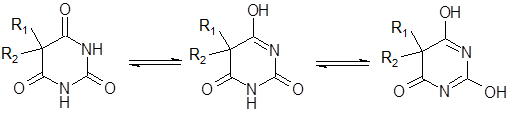 Лактим-лактамная таутомерия барбитуратов - student2.ru