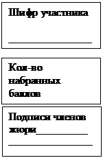 Всероссийская олимпиада школьников по биологии. Областной этап. - student2.ru