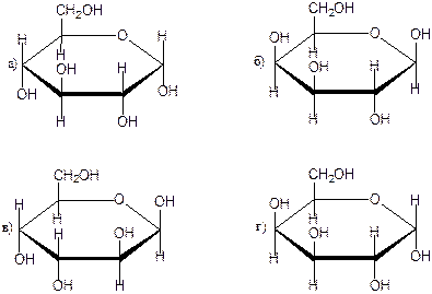 Выберите аномеры D-галактозы из нижеприведенных формул - student2.ru