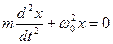 Вывод дифференциального уравнения свободного колебания - student2.ru