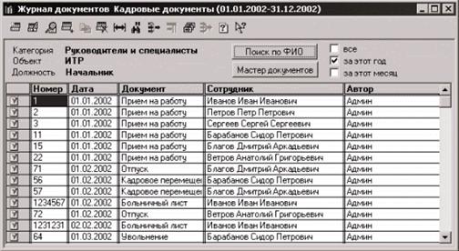 Создание, сохранение и проведение документа - student2.ru