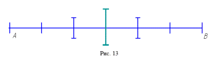 Деление отрезков на равные части - student2.ru