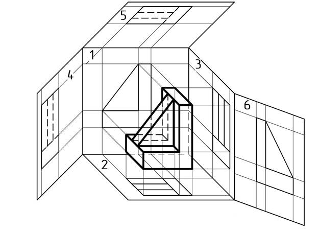 Изображения в ортогональных проекциях. Основные положения - student2.ru
