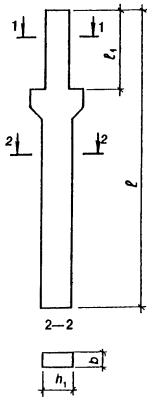 Колонны типа К для зданий высотой 10,8 - 14,4 м (серия 1.423.1-5/88) - student2.ru