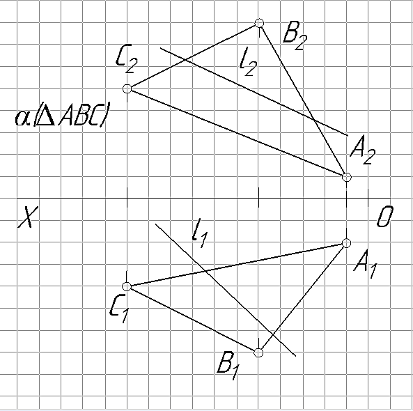 Пересечение прямой с плоскостью - student2.ru