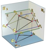 Положение плоскости относительно плоскости проекций. - student2.ru