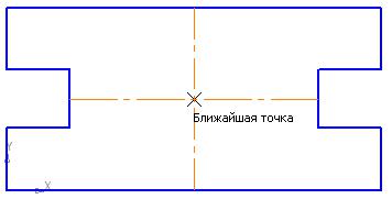 Построение чертежа простейшими командами с применением привязок - student2.ru