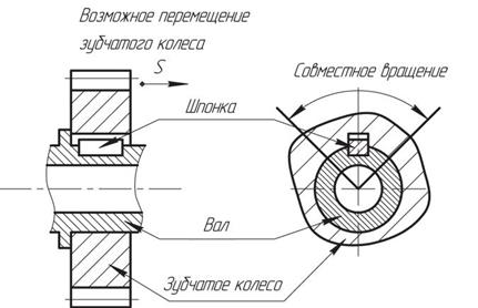 Разъемные и неразъемные соединения. Соединение деталей штифтами и шплинтами. Шпоночные и шлицевые (трубчатые) соединения вала и втулки - student2.ru