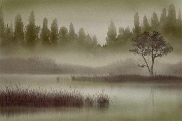 Рисоваение туманного пейзажа - student2.ru
