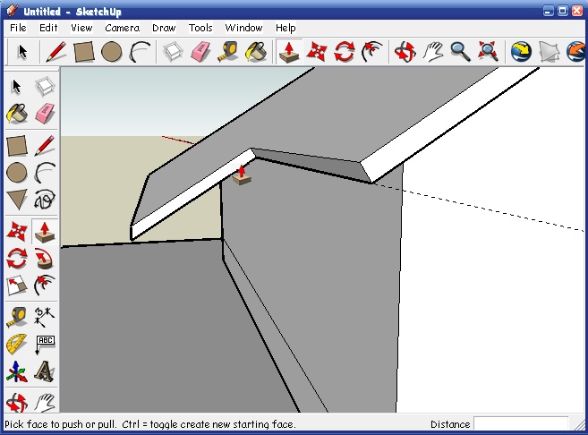 SketchUp Урок шестой. Экстерьер дома в SketchUp - student2.ru