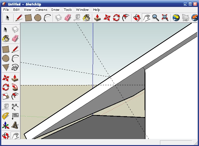 SketchUp Урок шестой. Экстерьер дома в SketchUp - student2.ru