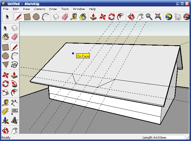 SketchUp Урок шестой. Экстерьер дома в SketchUp - student2.ru