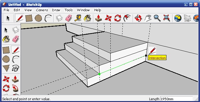 SketchUp Урок шестой. Экстерьер дома в SketchUp - student2.ru