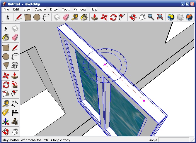 SketchUp Урок шестой. Экстерьер дома в SketchUp - student2.ru