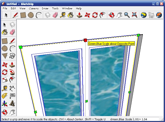 SketchUp Урок шестой. Экстерьер дома в SketchUp - student2.ru