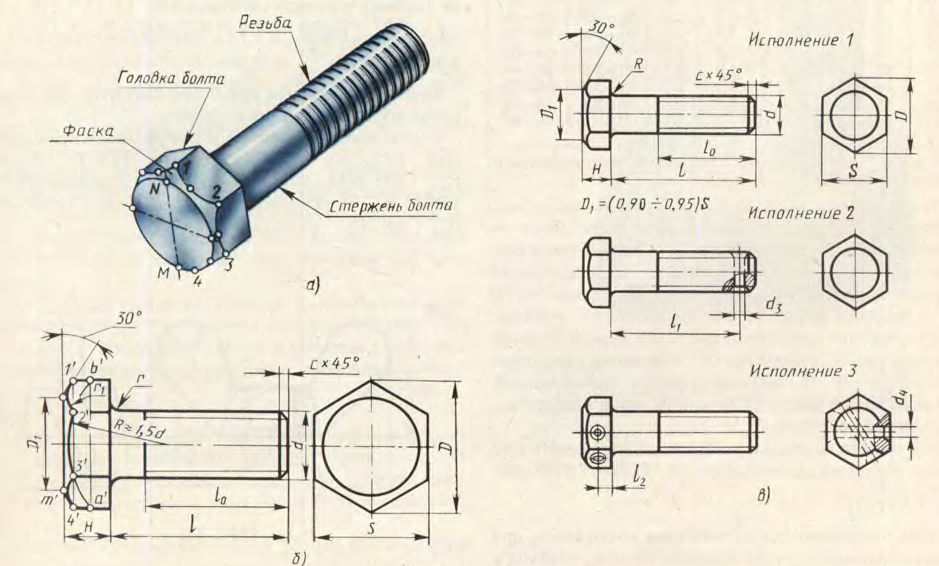 Стандартные резьбовые крепежные детали - student2.ru