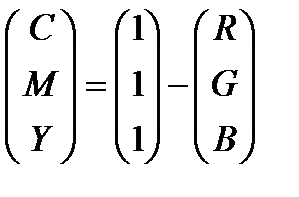 Субтрактивные цветовые модели - student2.ru