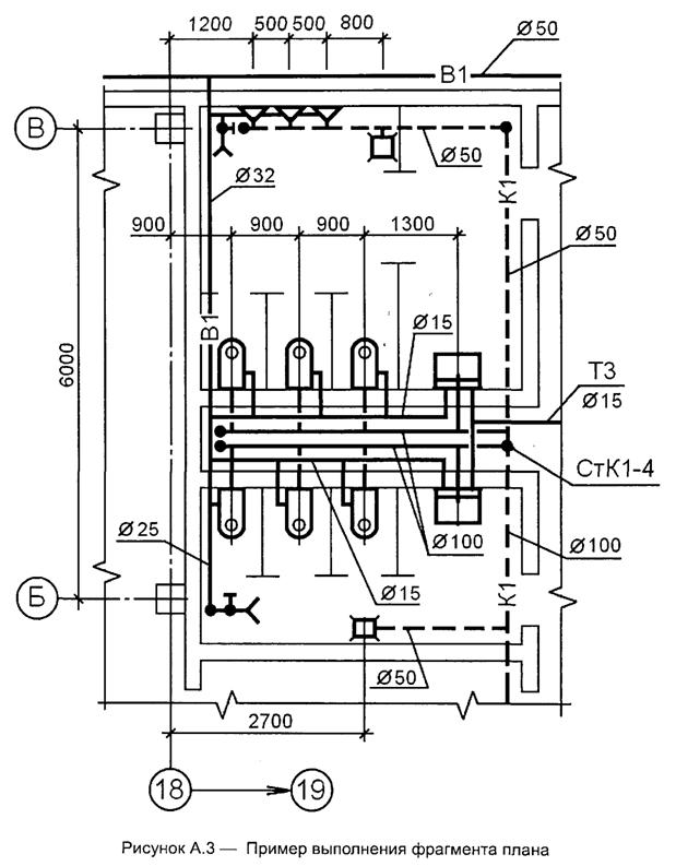 System of design documents for construction. Rules for execution of working documents of internal water and sewerage systems - student2.ru