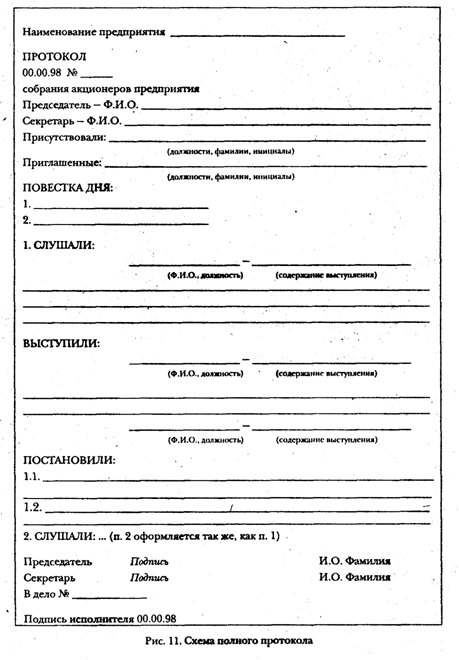 Основные виды управленческих документов - student2.ru
