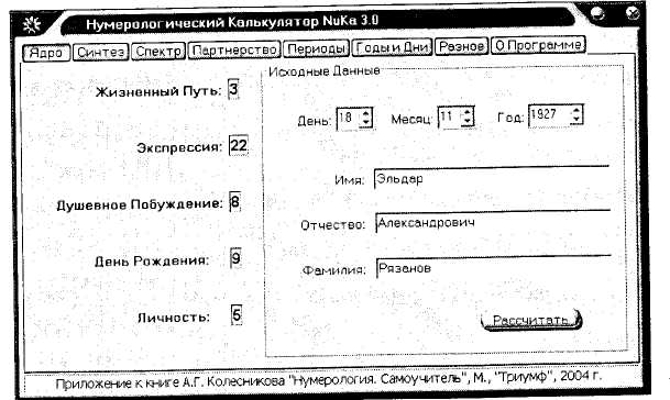 Синтез Нумерологического Ядра - student2.ru