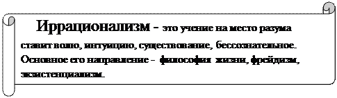 Тема 8. Западноевропейская философия XIX – XX вв. - student2.ru