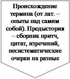 Эссе как жанр философской литературы - student2.ru