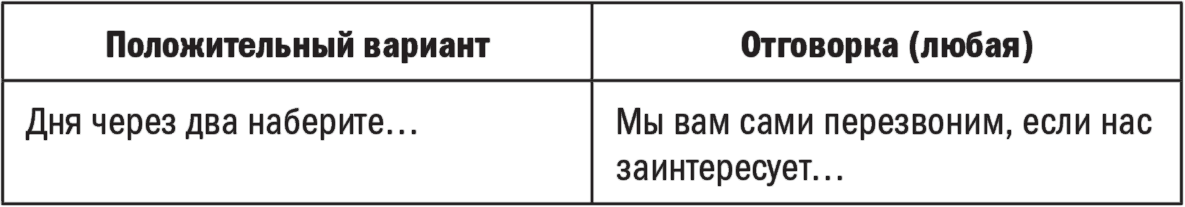 Глава 39. Метод двух звонков. Второй звонок - student2.ru