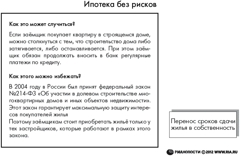 Ипотека без рисков Что может случиться и как этого избежать - student2.ru