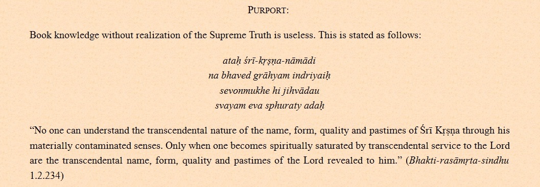 Изменение «Падма-пураны» на «Бхакти-расамрита-синдху» в комментарии к стиху 6.8 - student2.ru