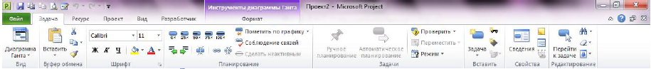Характеристика программного продукта Microsoft Project 2010 - student2.ru