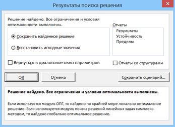 Лабораторная работа 7 Анализ финансово-экономических ситуаций с помощью надстройки «Поиск решения» - student2.ru