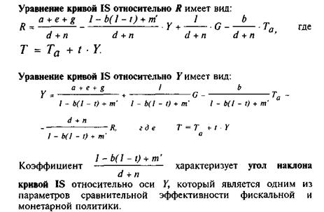 Модель инвестиции – сбережения. IS. Равновесие на товарном рынке. - student2.ru