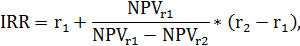 Оценка эффективности инвестиционного проекта на основе динамических методов - student2.ru