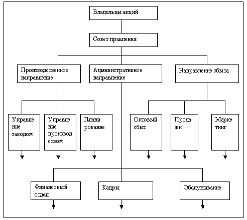 организационная структура фирмы - student2.ru