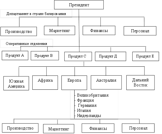 Особенности организационных структур управления ТНК - student2.ru