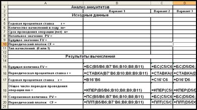 Разработка шаблона для анализа аннуитетов - student2.ru