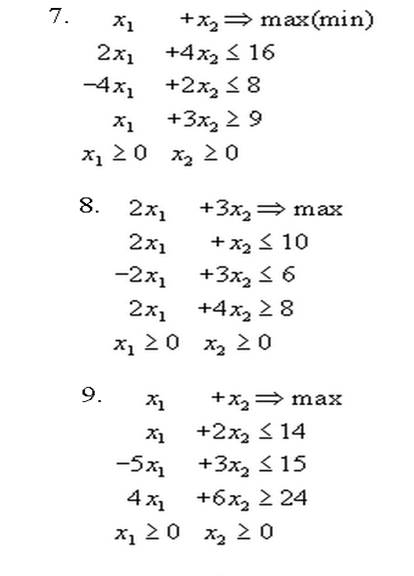 Составить математические модели и решить, используя симплекс метод следующие задачи - student2.ru