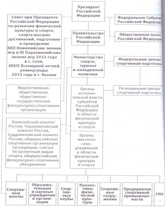 Структура управления физической культурой и спортом - student2.ru