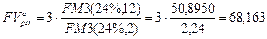 Типовые примеры и методы их решения. Пример 3.3.1. Работник заключает с фирмой пенсионный контракт на 12 лет, согласно которому на счет работника в банке в конце каждого двухлетнего периода будет - student2.ru