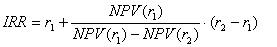 Внутренняя норма дохода (или внутренняя норма прибыли, рентабельности, intemal rate of retum (IRR)) - student2.ru