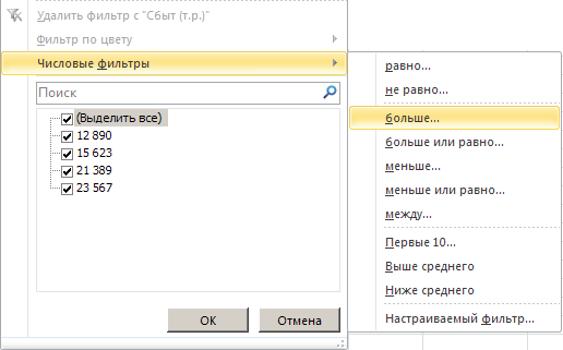 Вставка и удаление строк, столбцов - student2.ru