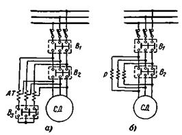 Д) Пуск в ход синхронного двигателя - student2.ru