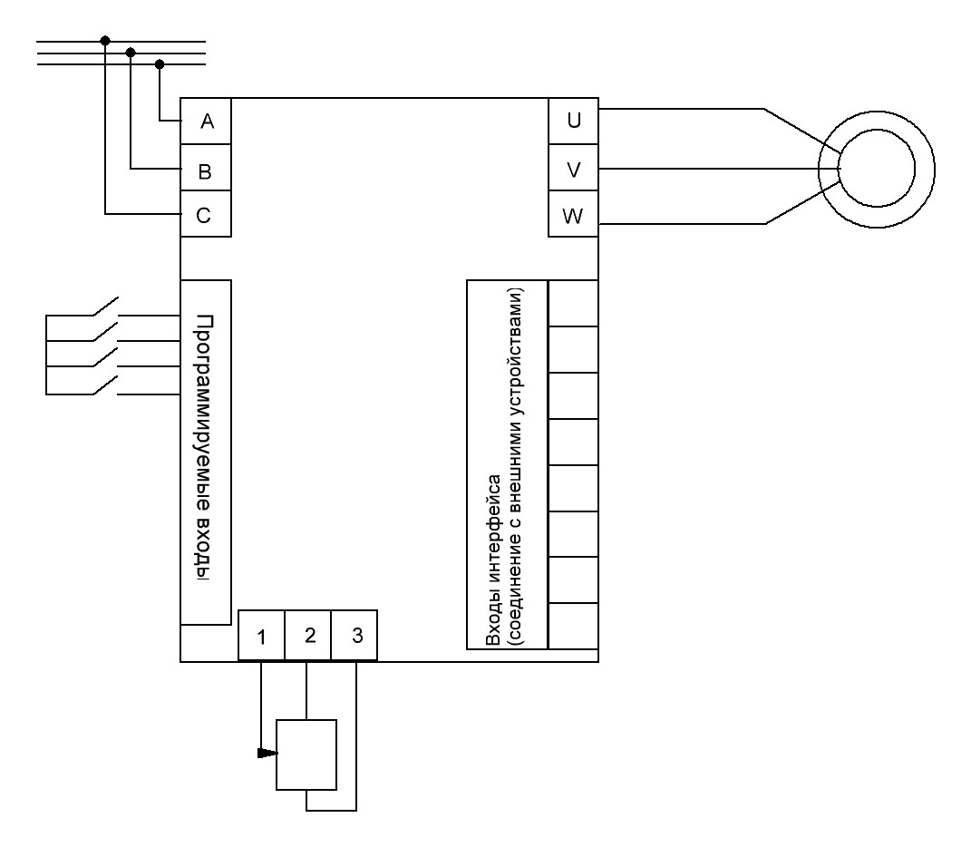 Функциональная схема и схема подключения комплектного электропривода - student2.ru