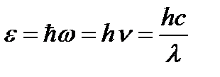 Гипотеза Эйнштейна о фотонах. Уравнение Эйнштейна для внешнего фотоэффекта. - student2.ru
