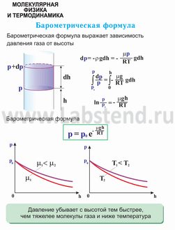 Идеальный газ во внешнем гравитационном поле - student2.ru