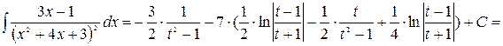 Интегрирование дробно-рациональных функций. - student2.ru
