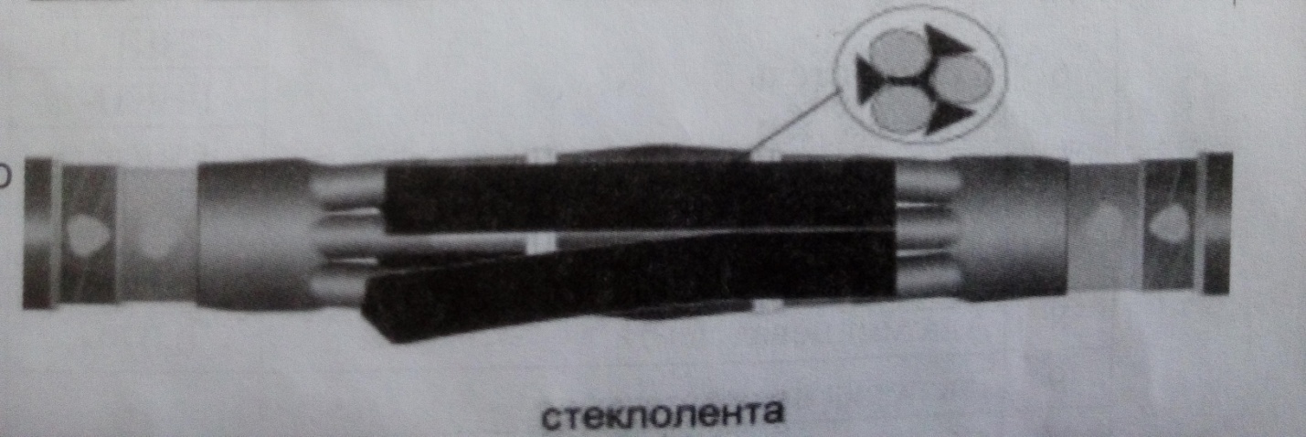 Монтаж термоусаживаемой соединительной муфты типа СТп для соединения 3х жильных силовых кабелей с бумажной изоляцией на напряжение до 10 кВ - student2.ru