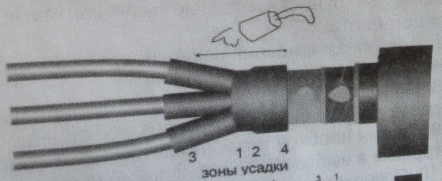 Монтаж термоусаживаемой соединительной муфты типа СТп для соединения 3х жильных силовых кабелей с бумажной изоляцией на напряжение до 10 кВ - student2.ru